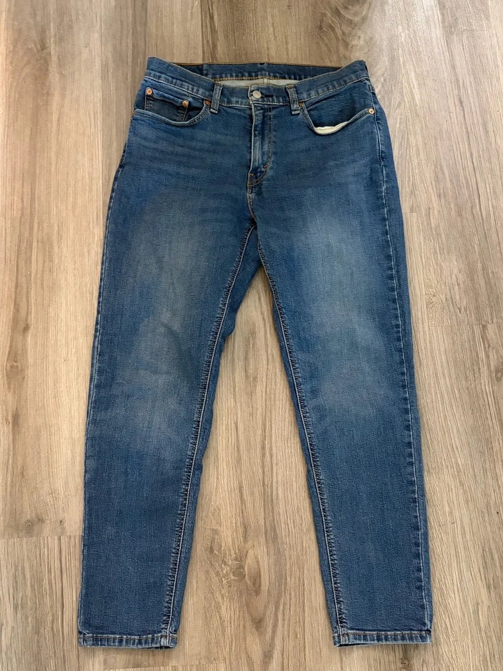 Levi's Straight Leg Blue Denim Jeans